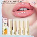 Color-Changing Orange Moisturizing Lip Balm
