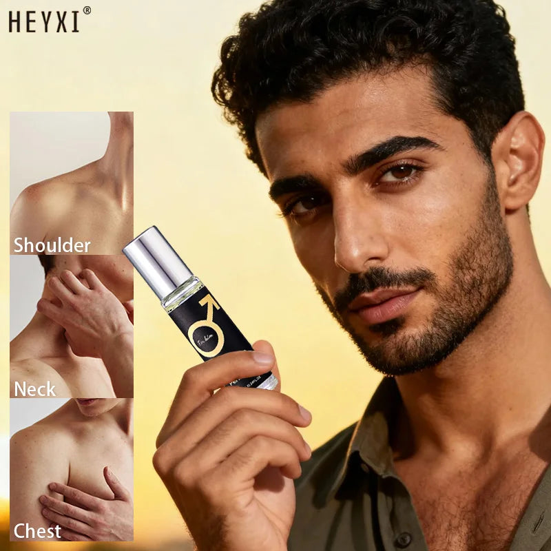 Long-Lasting Men's Pheromone Roll-On Cologne - 1