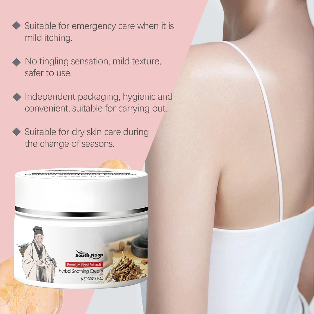 Herbal Soothing Relief Cream for Dry and Itchy Skin