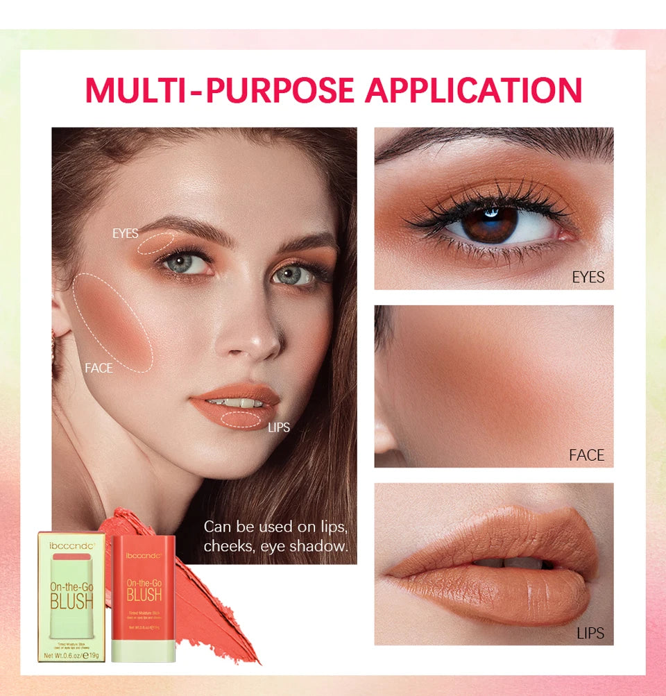 Color-Changing Tinted Moisturizing Blush Stick - 18