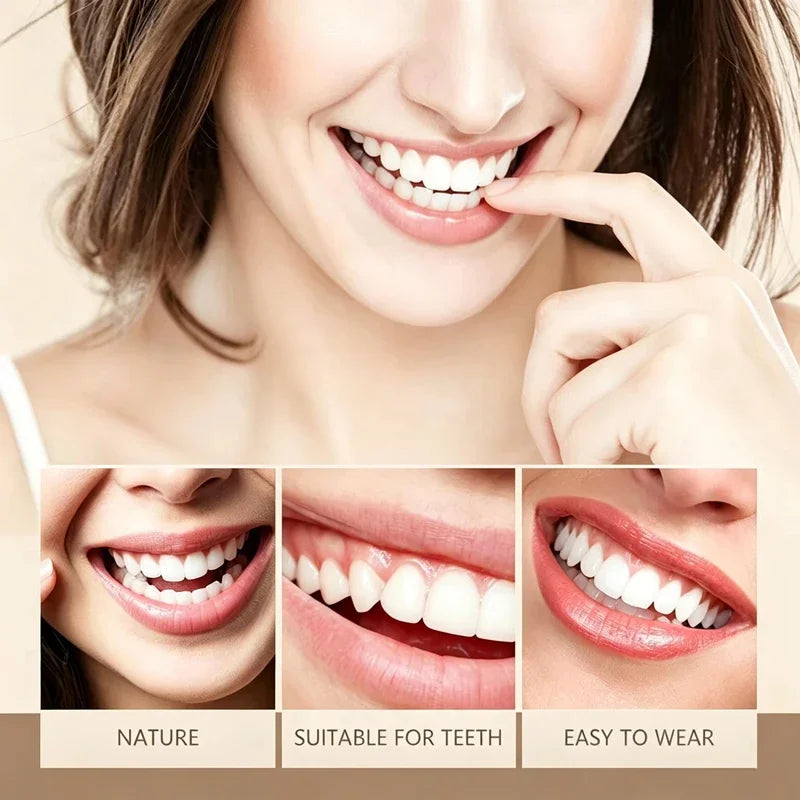Comfortable Realistic Silicone Smile Dentures for Adults - 4