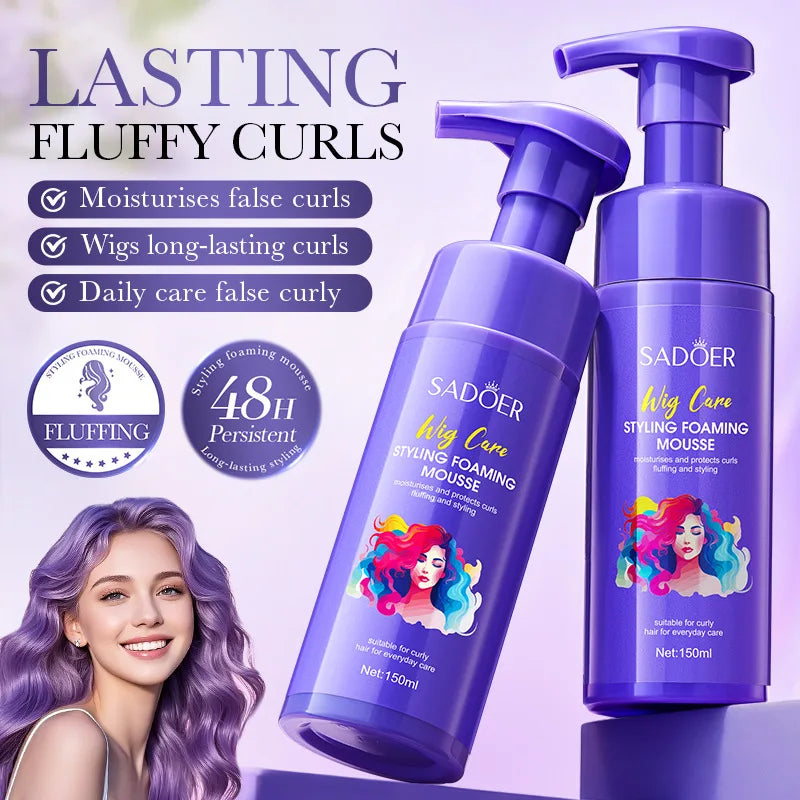 Volumizing Hair Styling Mousse for Natural Hold and Shine