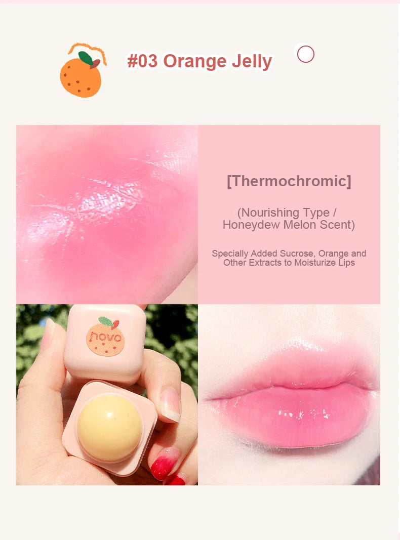 Color-Changing Pudding Moisturizing Lip Balm - 19