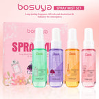 4-Piece Long-Lasting Floral Fragrance Mist Set
