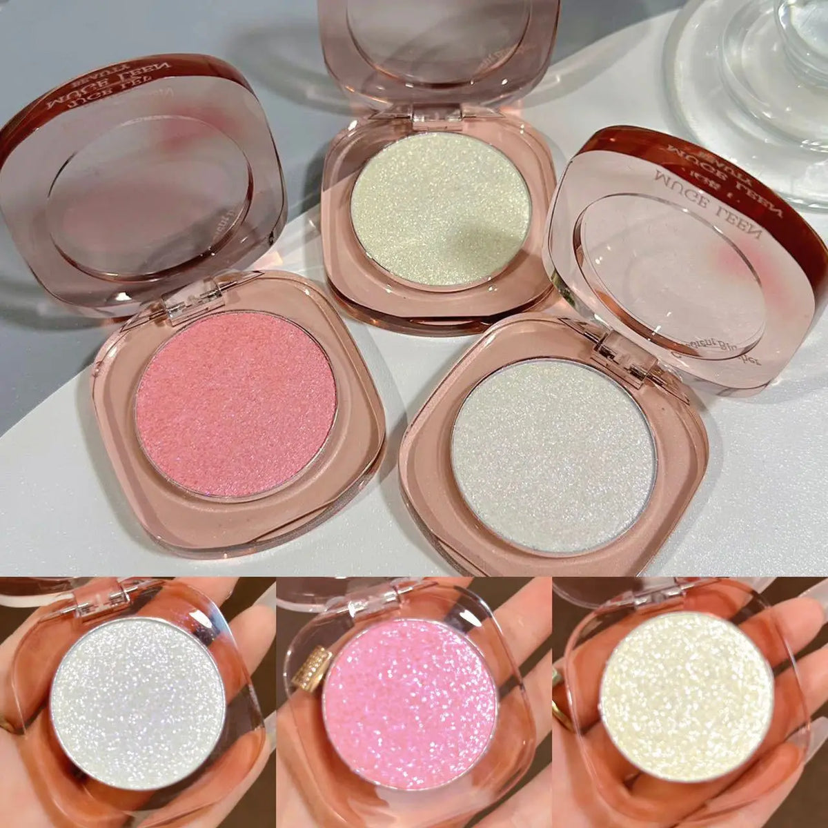Shimmer Diamond Highlighter Powder Palette