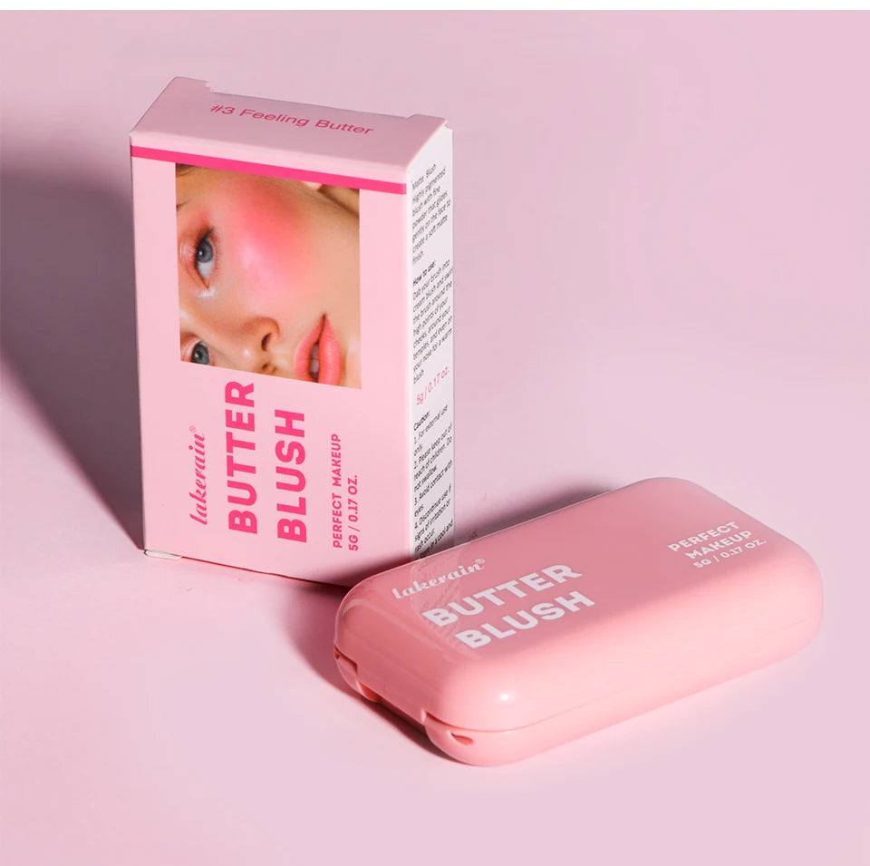 Silky Butter Cream Blush for Long-Lasting Natural Glow