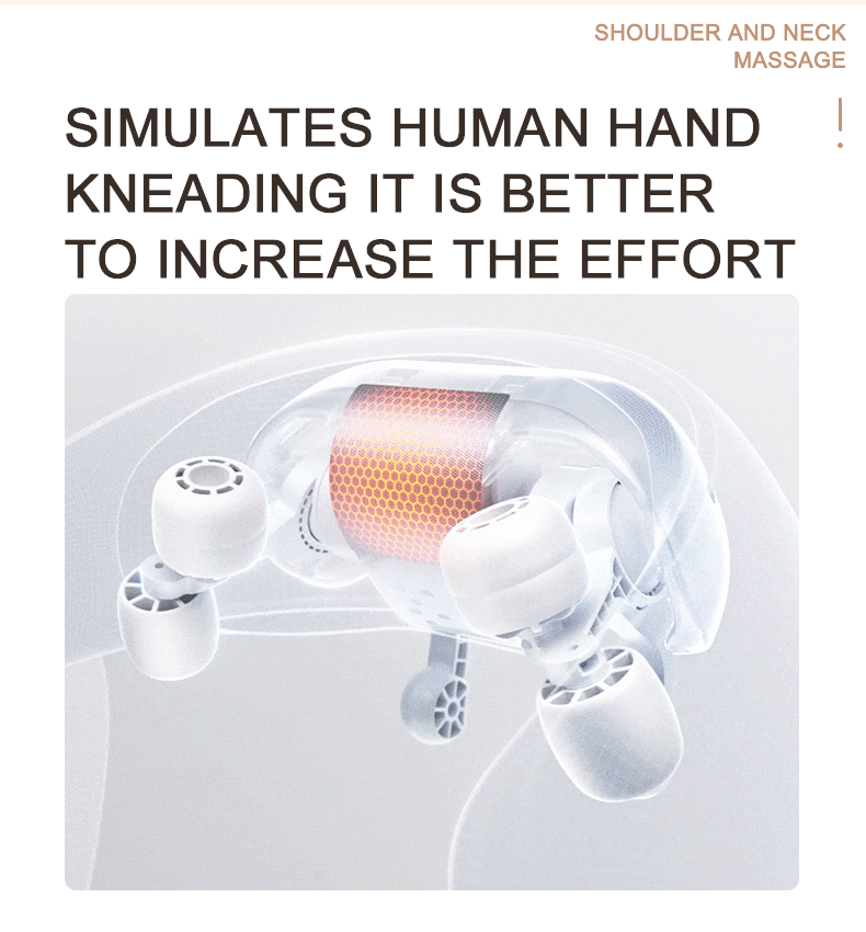 Wireless 6D Neck and Shoulder Deep Tissue Massager with Heat - 9