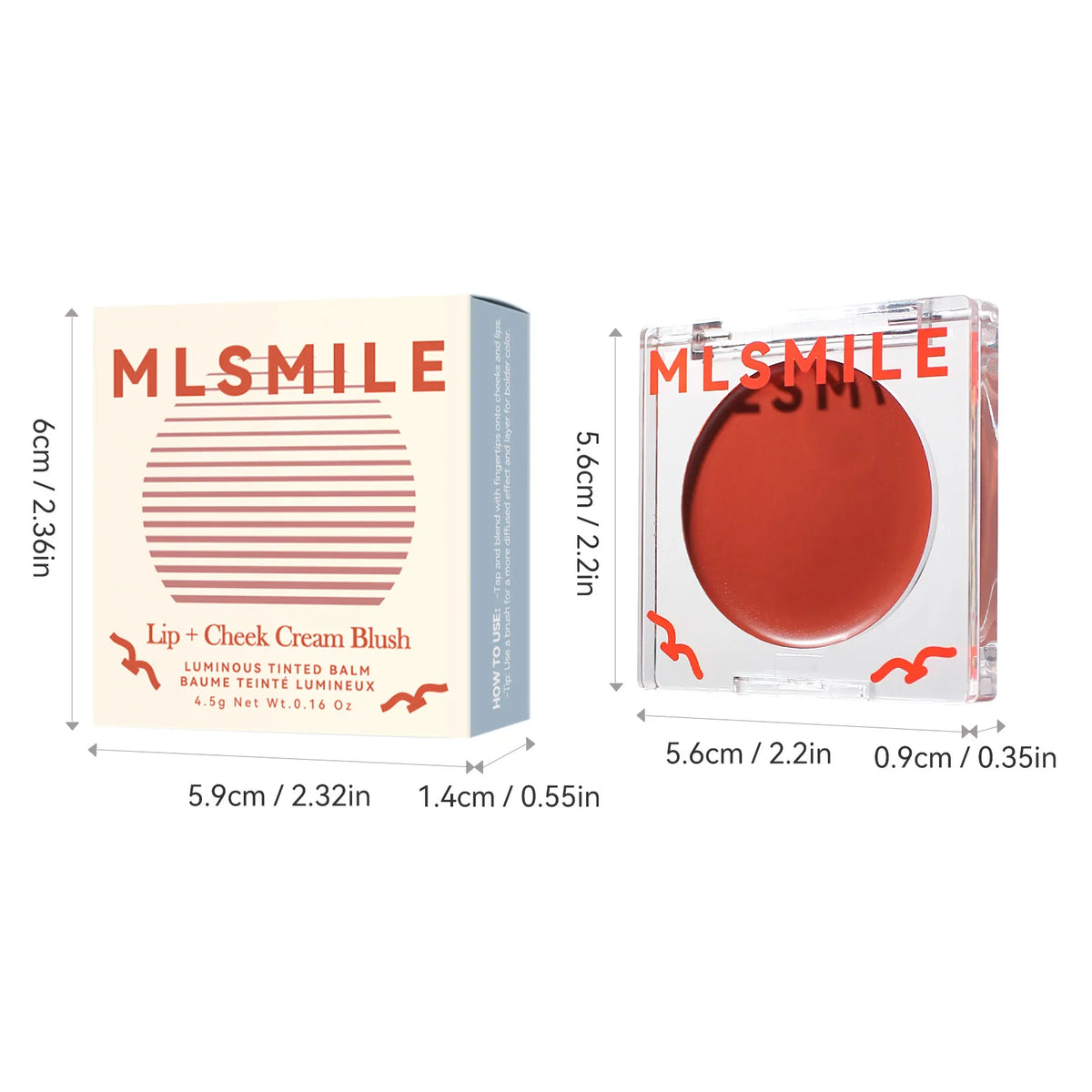 Luminous Cream Blush for Lips and Cheeks