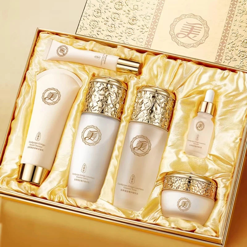 Luxurious Cordyceps & Ginkgo Facial Skincare Set
