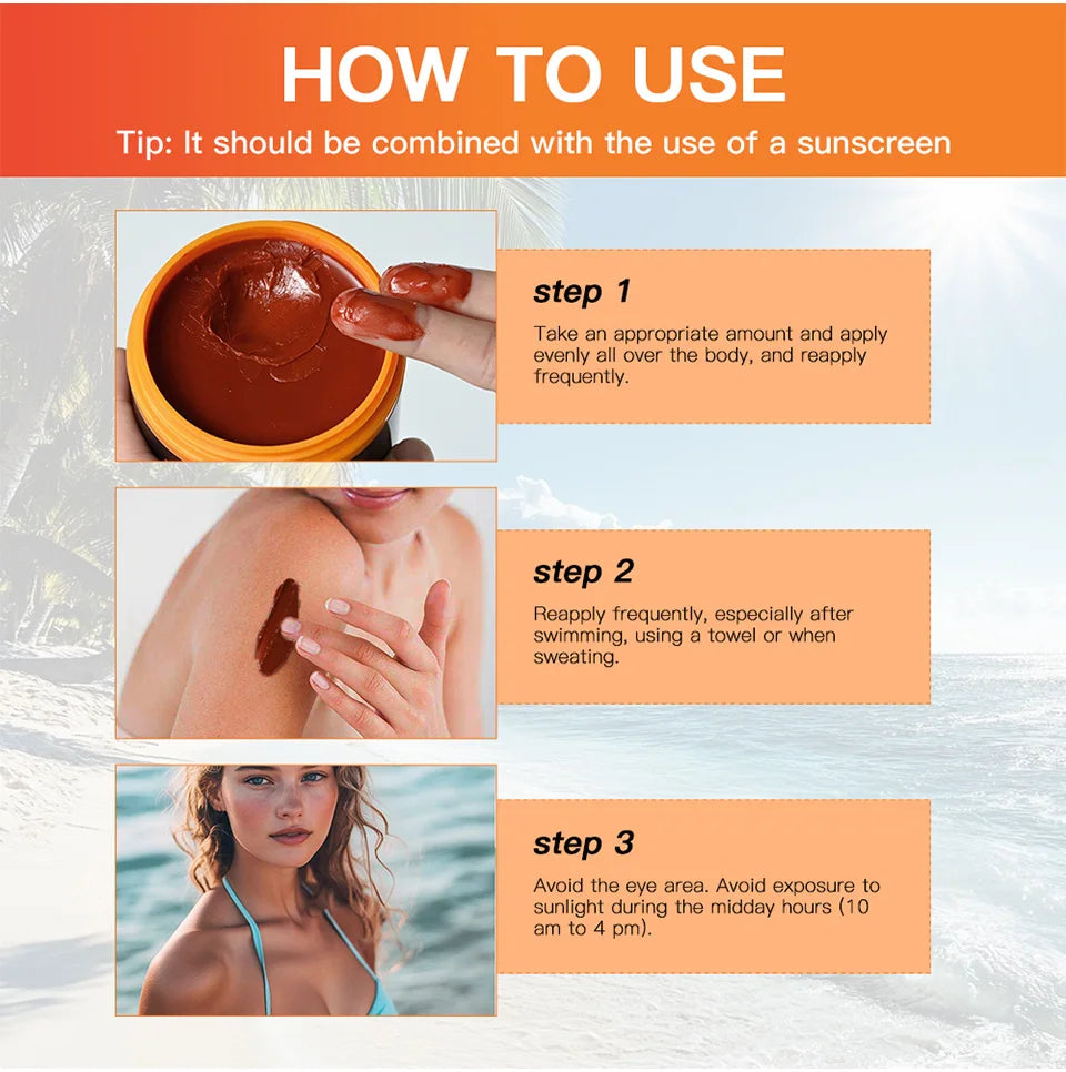 Intensive Tanning Accelerator Gel for Sun-Kissed Skin