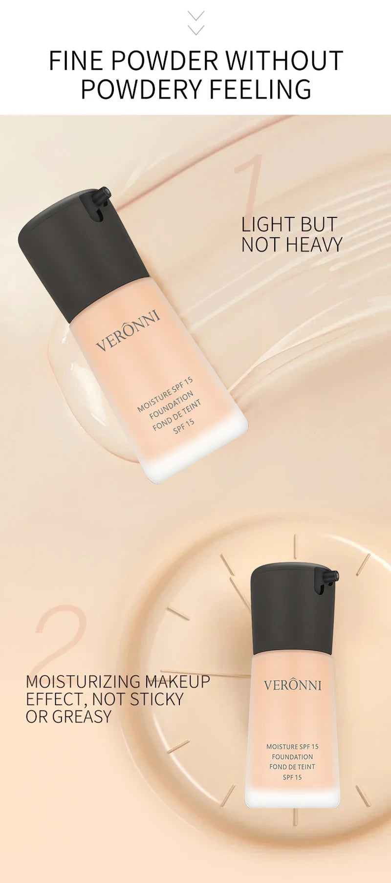 Full Coverage Moisturizing Foundation for Flawless Skin - 9