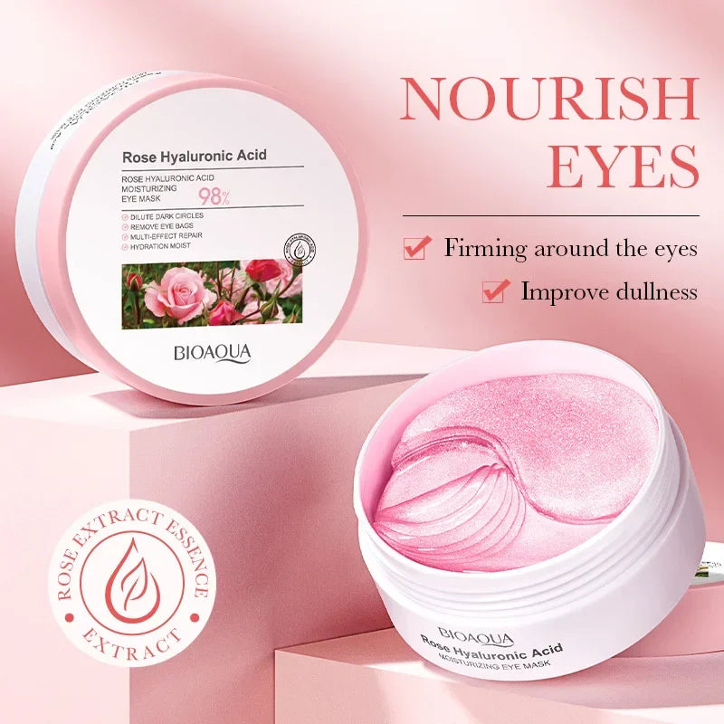 Rose Hyaluronic Acid Moisturizing Eye Mask
