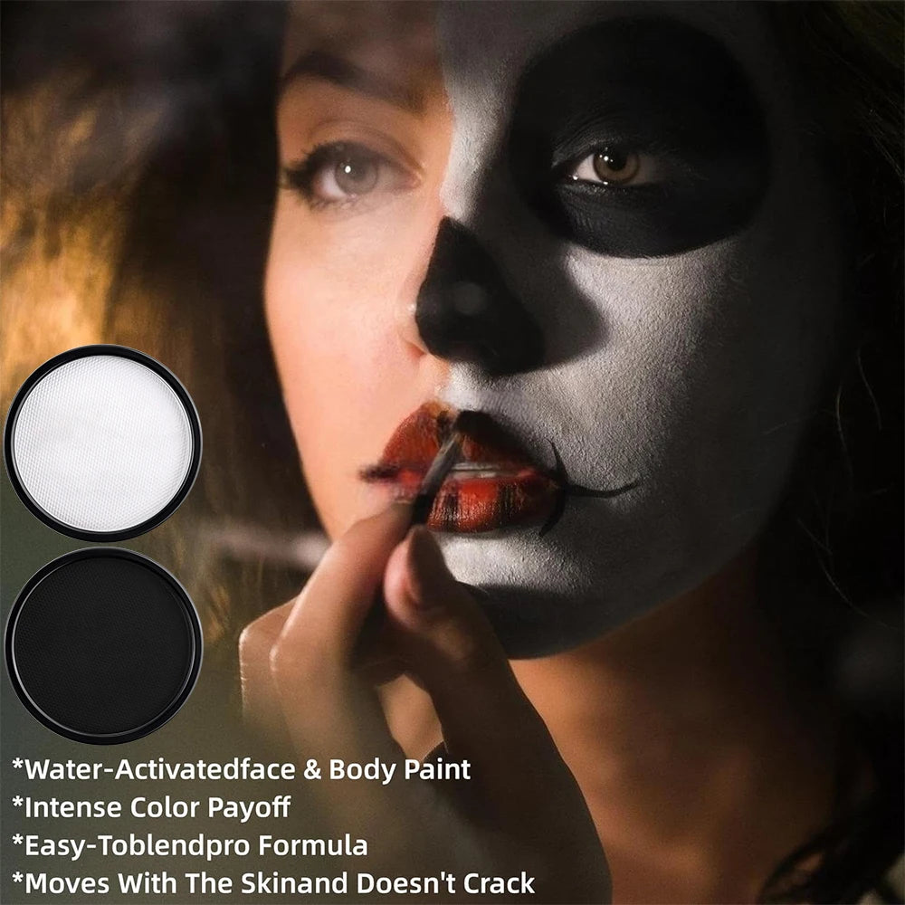 Water-Based Professional Face and Body Paint for Costumes - 6