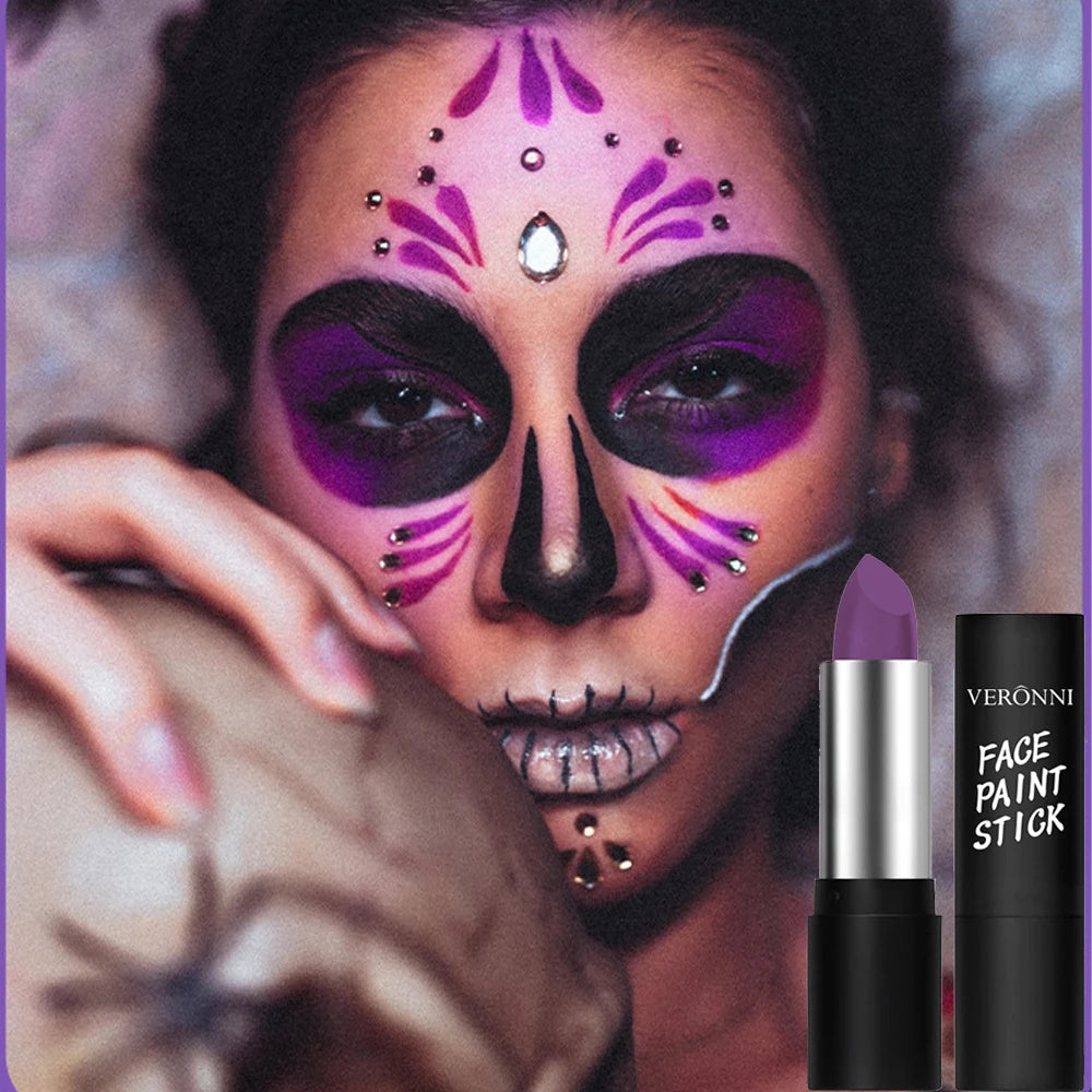 Waterproof Face and Body Paint Sticks for Cosplay and Parties - 4