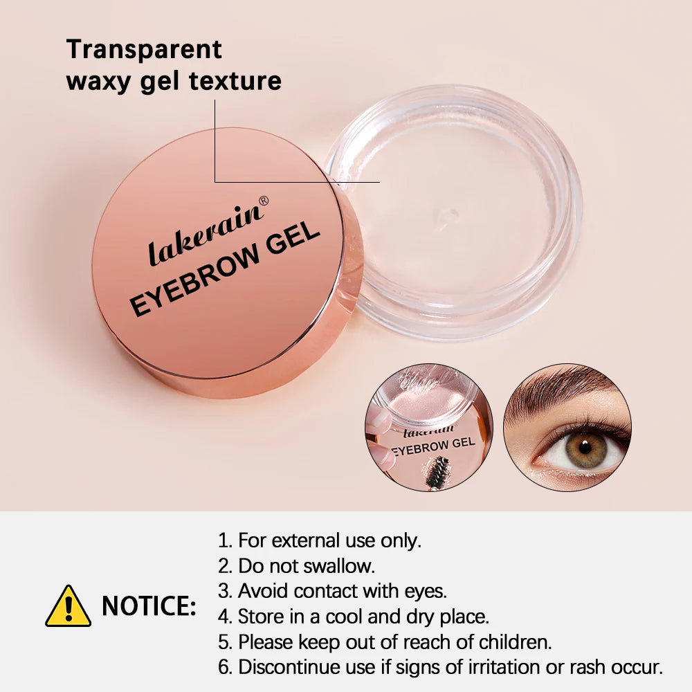 Waterproof Eyebrow Styling Gel for Natural Laminated Brows - 5