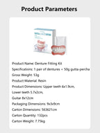 Instant Smile Cosmetic Dentures for Upper and Lower Teeth