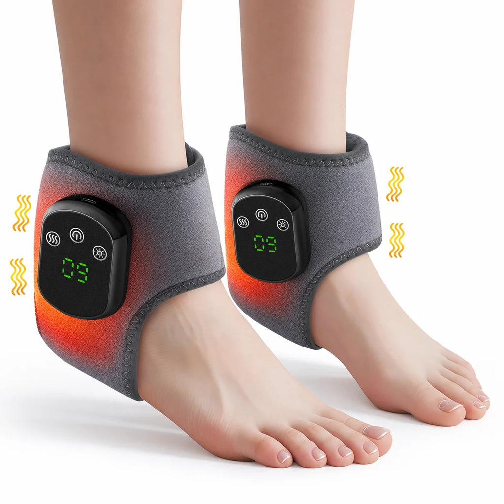 Heated Ankle Massager with Vibration Therapy