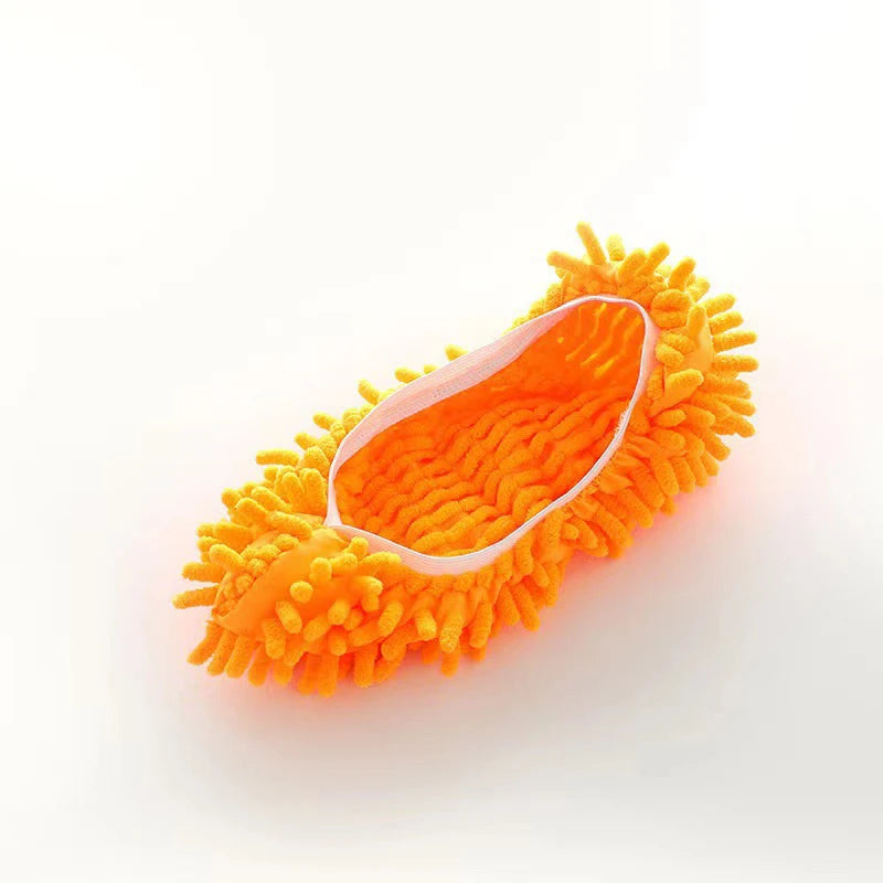 Chenille Microfiber Mop Shoe Covers for Hands-Free Floor Cleaning - 7