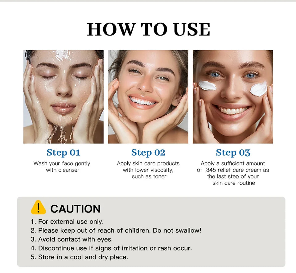 Soothing Repair Facial Cream for Acne-Prone Skin