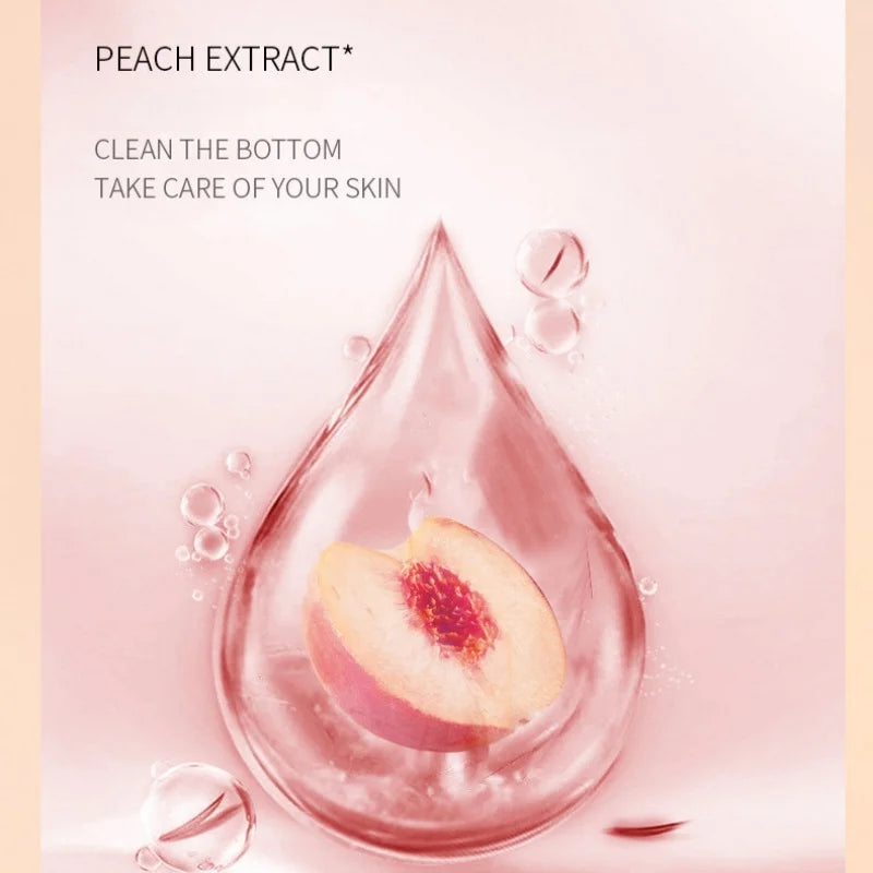 Hydrating Peach Bubble Clay Face Mask for Smooth Skin