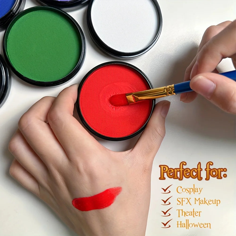Water-Activated Professional Face and Body Paint