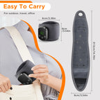 Heated Vibrating Wrist Support Wrap for Pain Relief