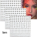 Self-Adhesive Crystal Face and Body Gem Stickers