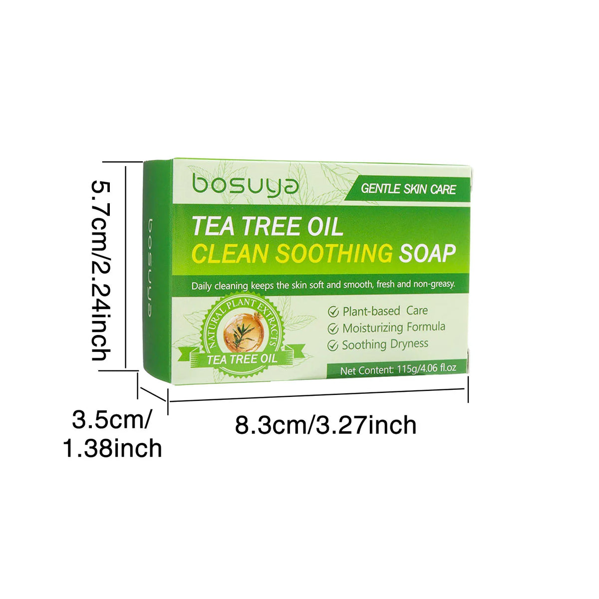 Tea Tree Oil Soothing Cleansing Bar for Face and Body