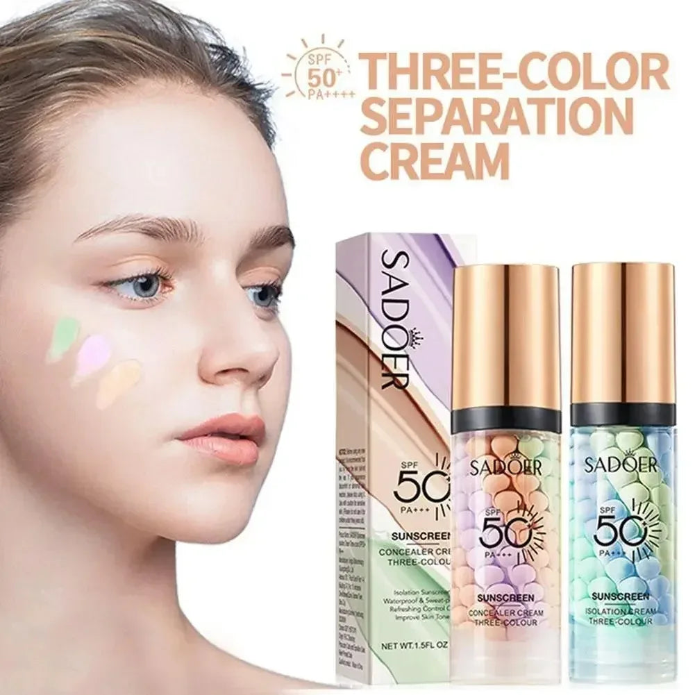 Three-Color Makeup Primer and Skin Tone Corrector