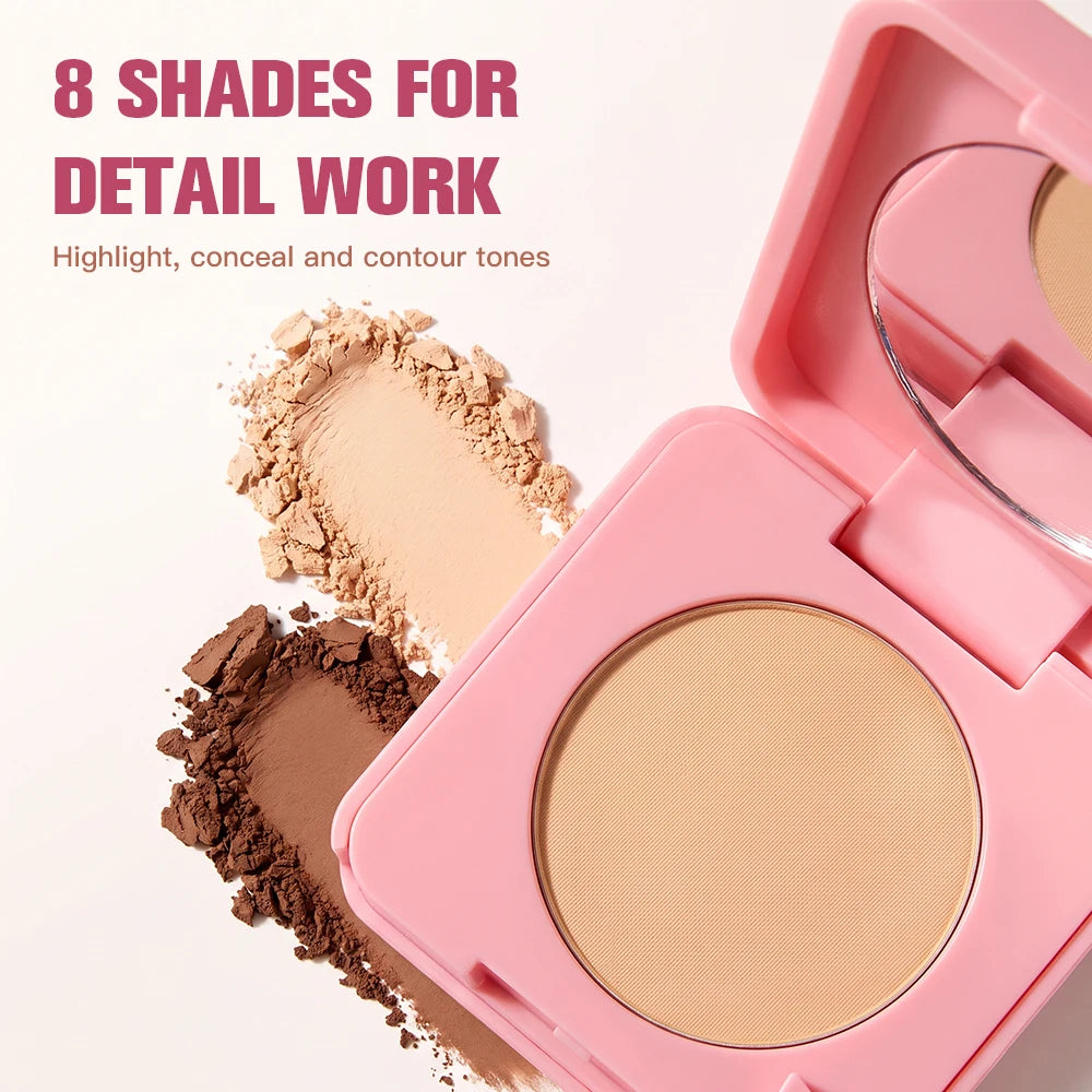 Matte Foundation and Setting Powder Makeup Set - 28