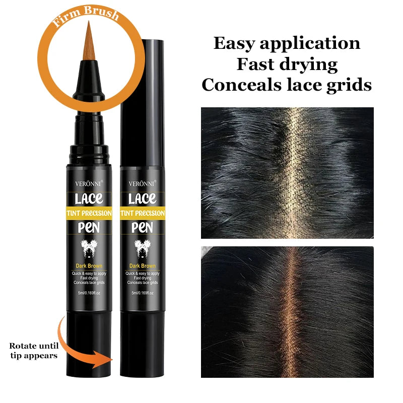 Tinted Lace Precision Parting Pen for Wigs