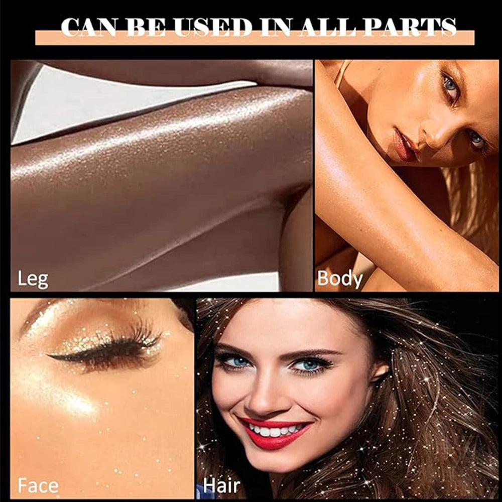 Shimmering Body and Face Glitter Spray