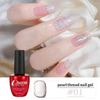 Pearl Shell Thread Gel Nail Polish for UV and LED Lamps