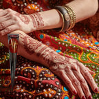 Natural Henna Tattoo Paste for Temporary Body Art