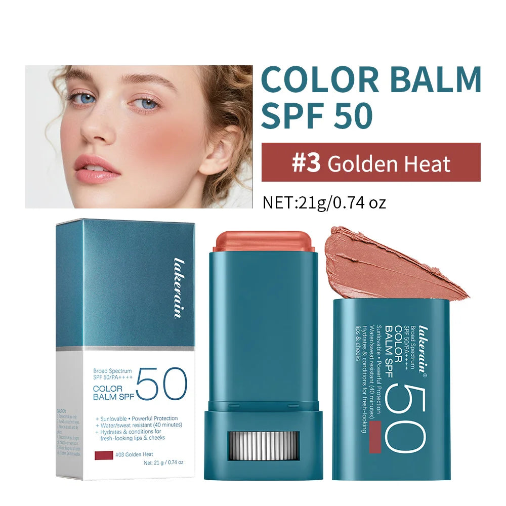 Hydrating SPF 50 Sunscreen Blush Balm Stick