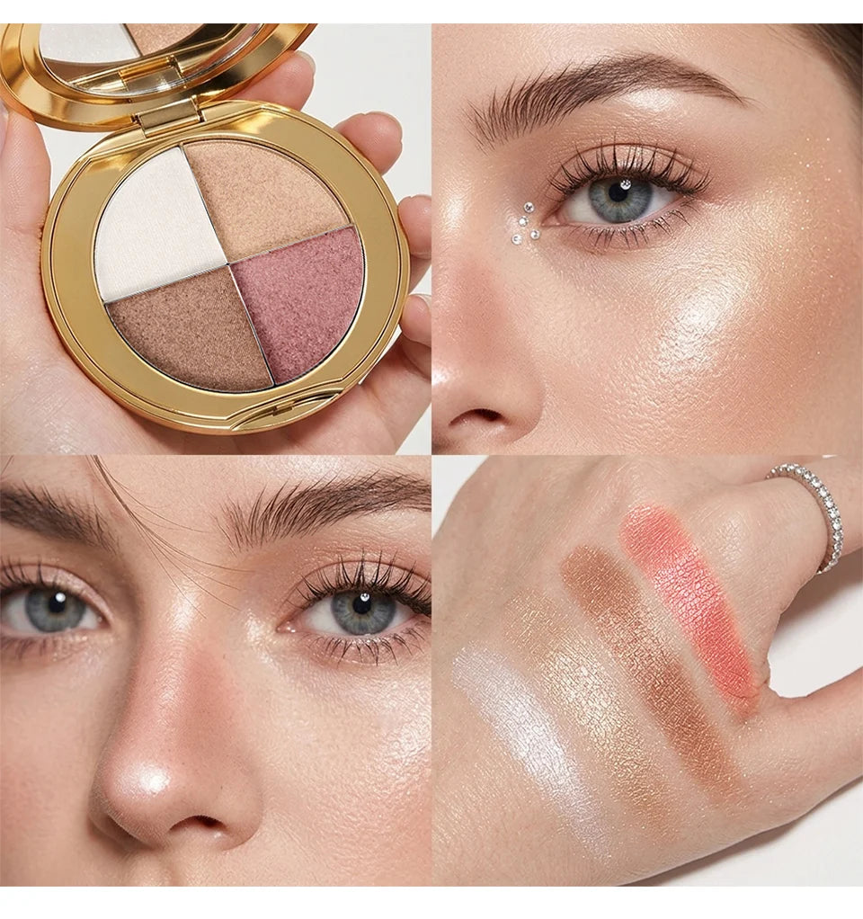 All-in-One Highlighting and Contouring Makeup Palette - 17