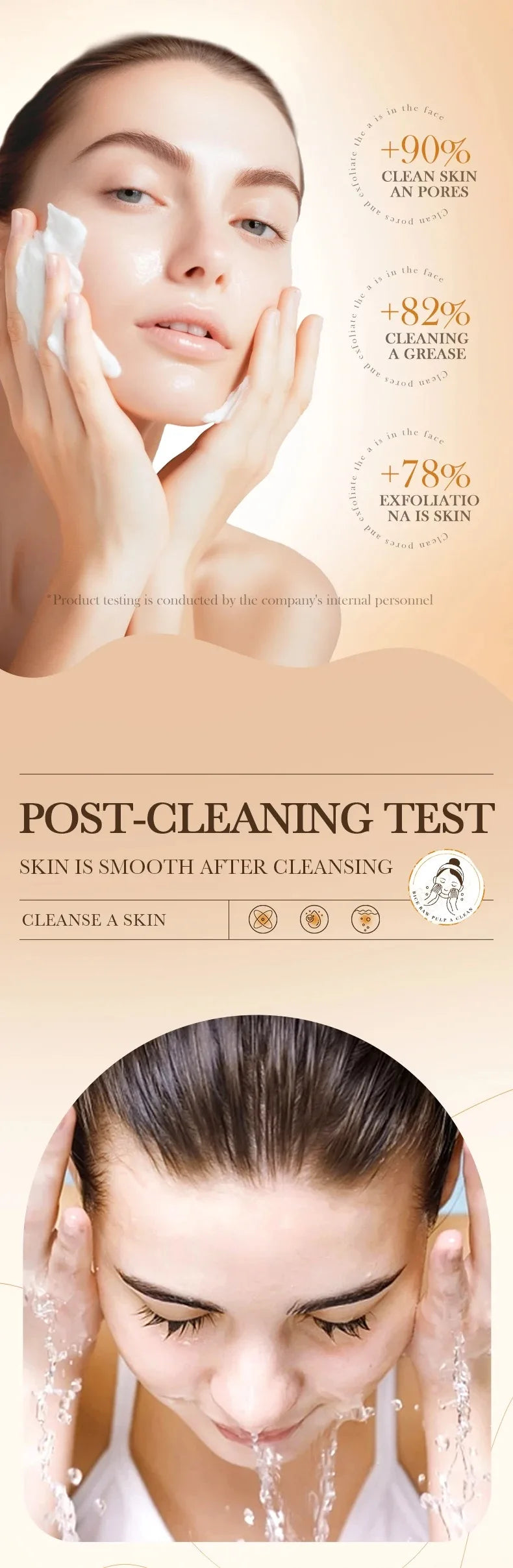 Rice Extract Foaming Facial Cleanser with Silicone Brush - 12