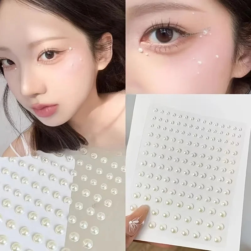 Self-Adhesive Crystal Face and Body Gem Stickers