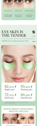 Aloe Vera Collagen Soothing Eye Mask for Dark Circles