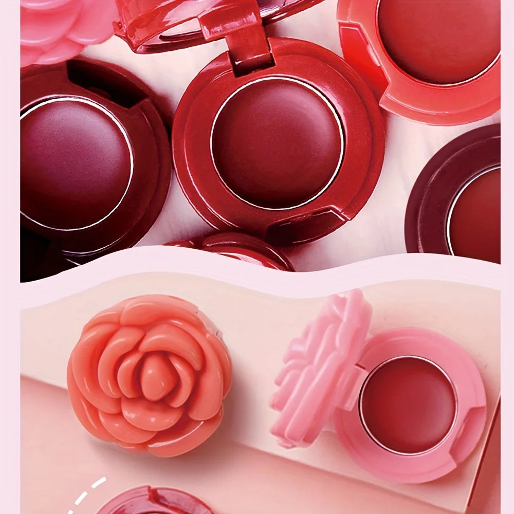 Rose-Shaped Velvet Matte Lip and Cheek Clay - 2