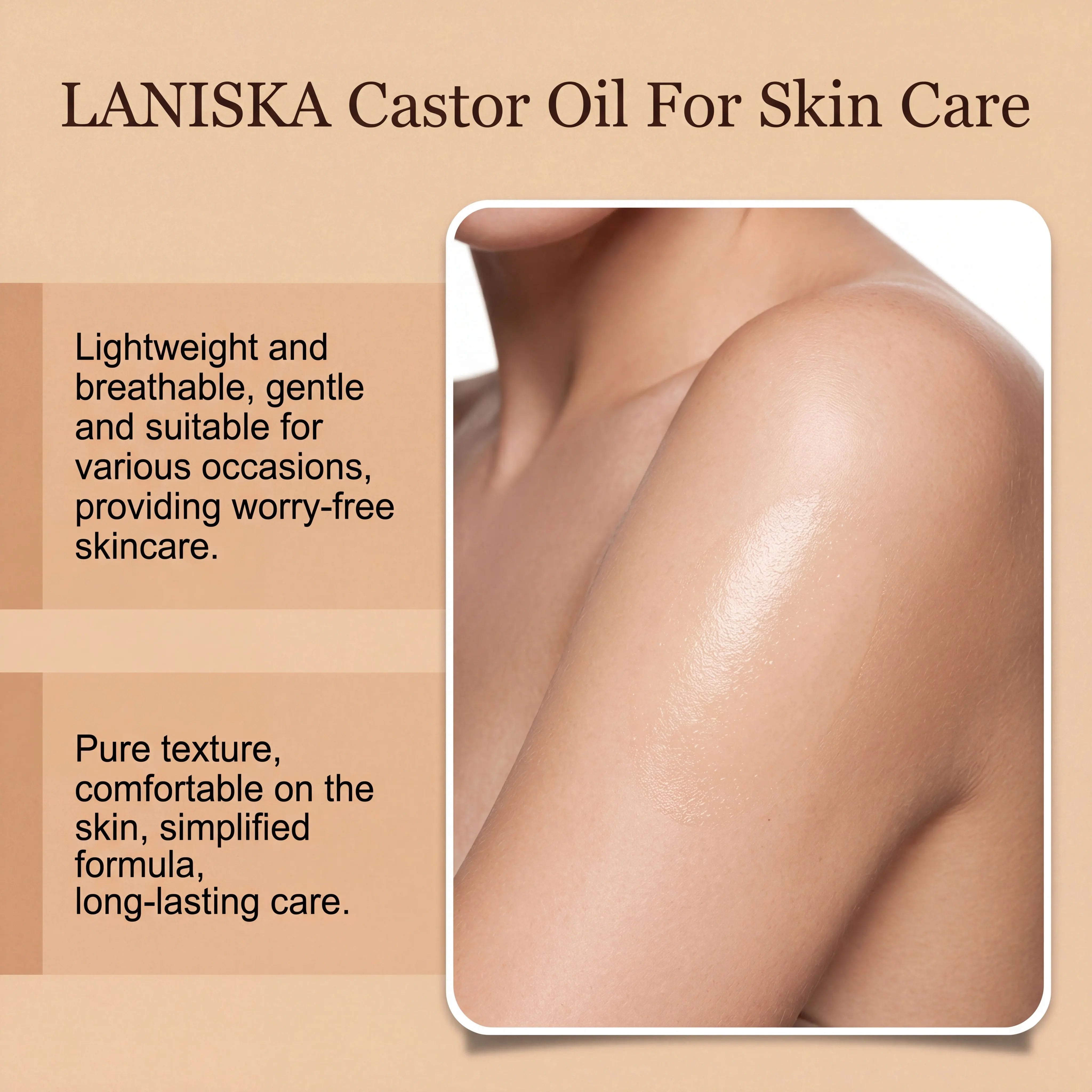 Cold Pressed Castor Oil for Skin Hydration and Body Massage - 10