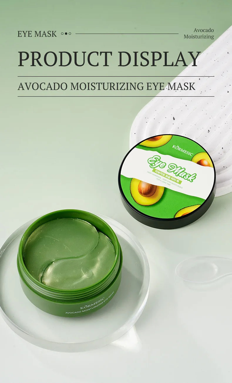 Hydrating Avocado Eye Mask for Dark Circles