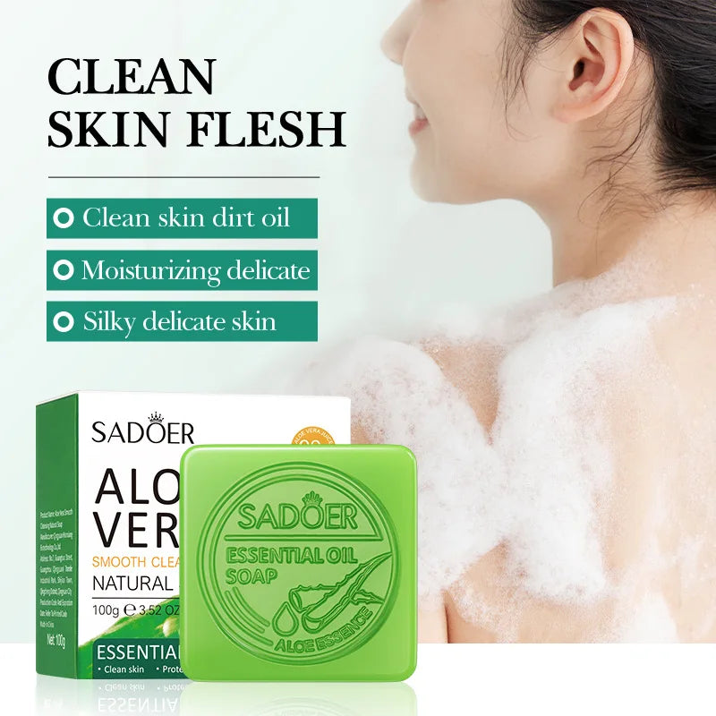 Aloe Vera Moisturizing Facial Cleansing Soap - 1