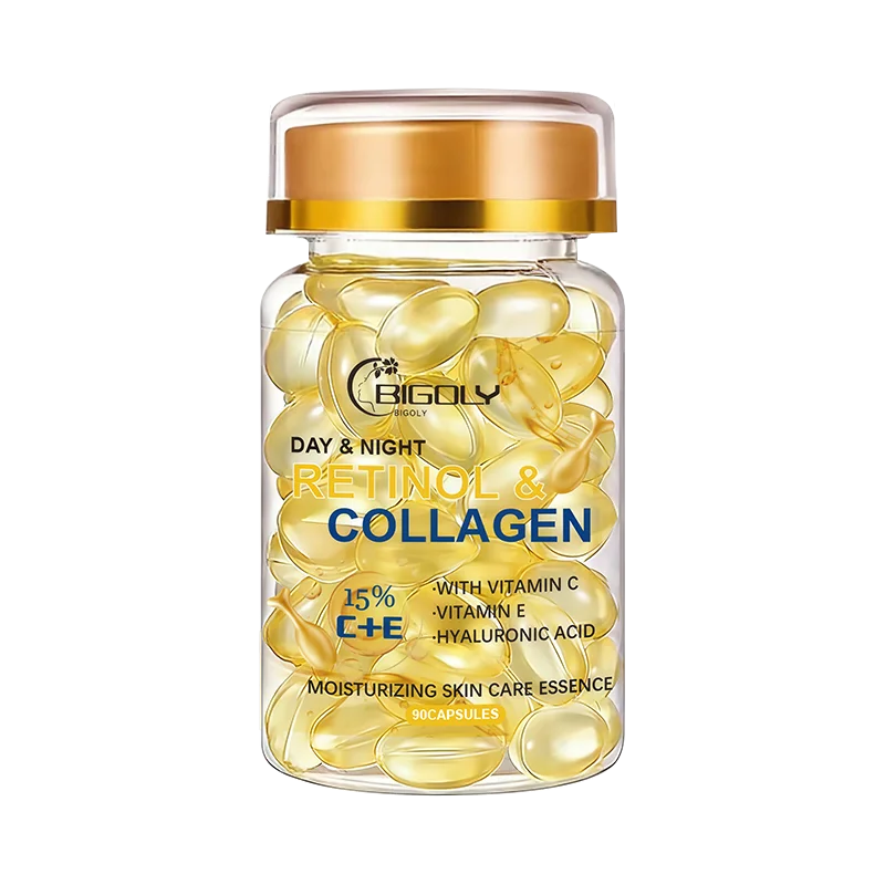 Retinol and Collagen Moisturizing Face Serum Capsules