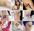 Glitter Temporary Tattoo Kit for Parties and Events