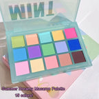 15-Color Shimmer and Matte Eyeshadow Makeup Palette