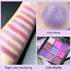 9-Color Purple Eyeshadow Palette