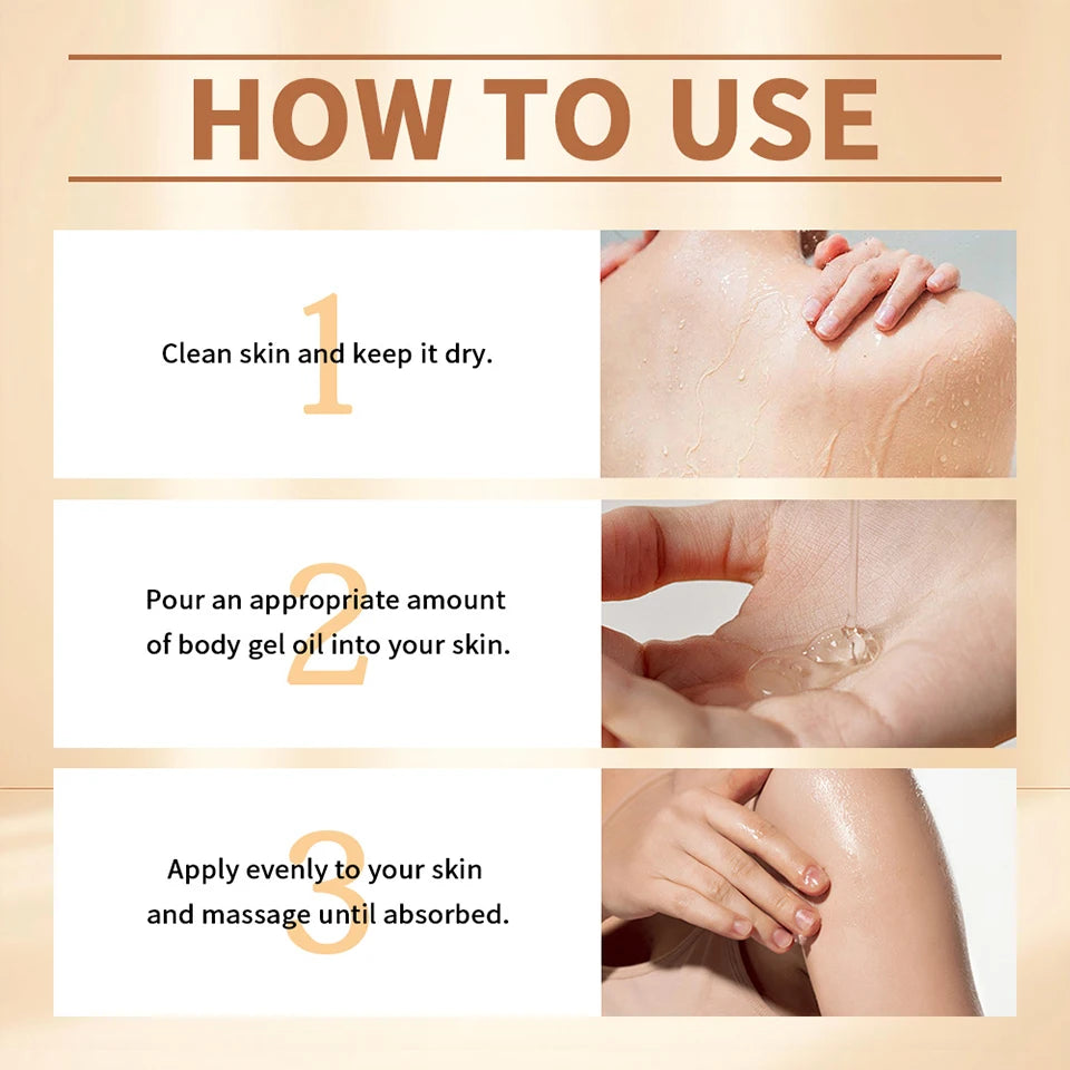 Radiant Nourishing Body Gel Oil for Glowing Skin - 12
