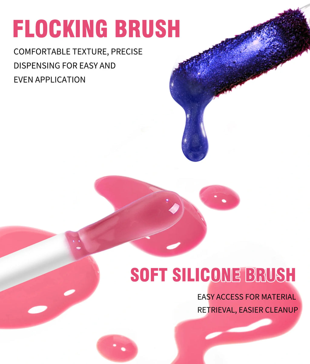 Double-Ended Peel-Off Lip Tint and Plumping Gloss