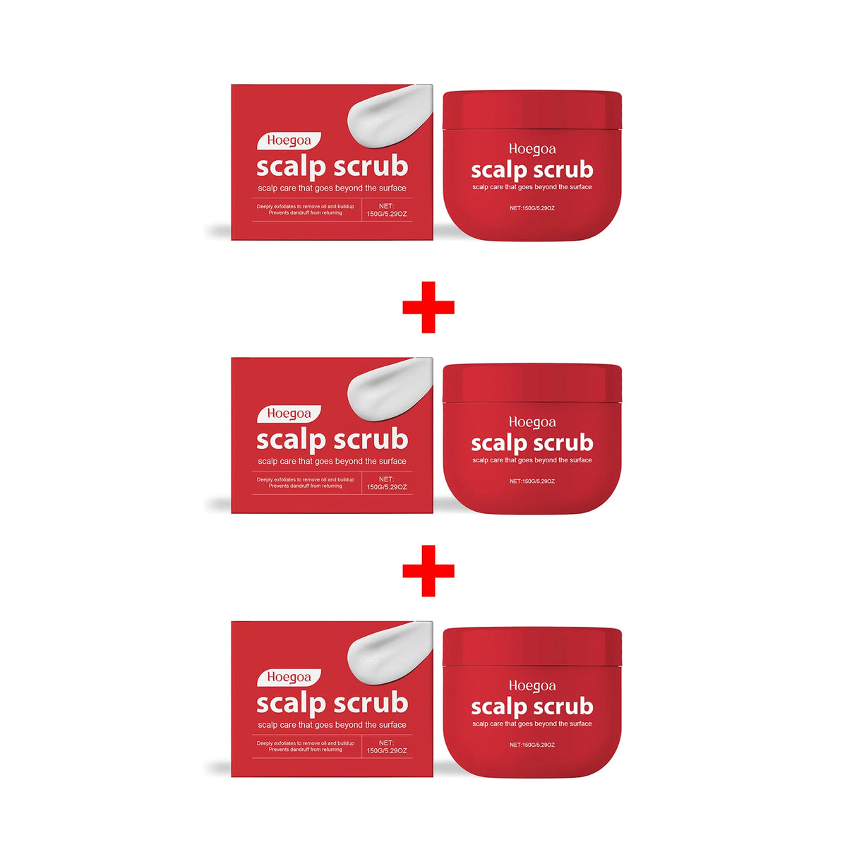 Deep Cleansing Scalp Exfoliating Scrub for Dandruff Relief